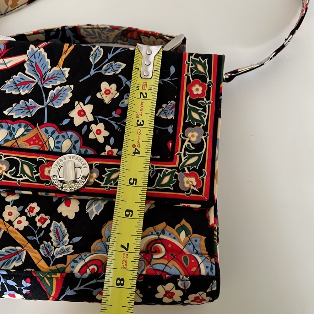 Vera Bradley Julia Versailles Pattern Top Handle & Convertible Detachable Strap - Picture 12 of 16